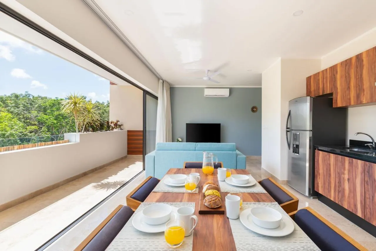 Great Condo In Aldea Zama With Plunge Pool And Movie Theater In The Complex Tulum